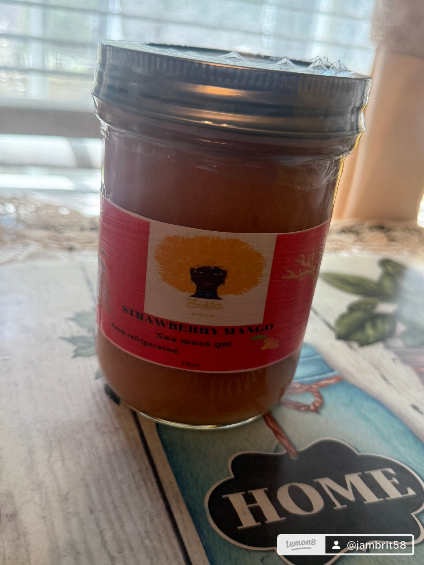 Strawberry mango seamoss gel