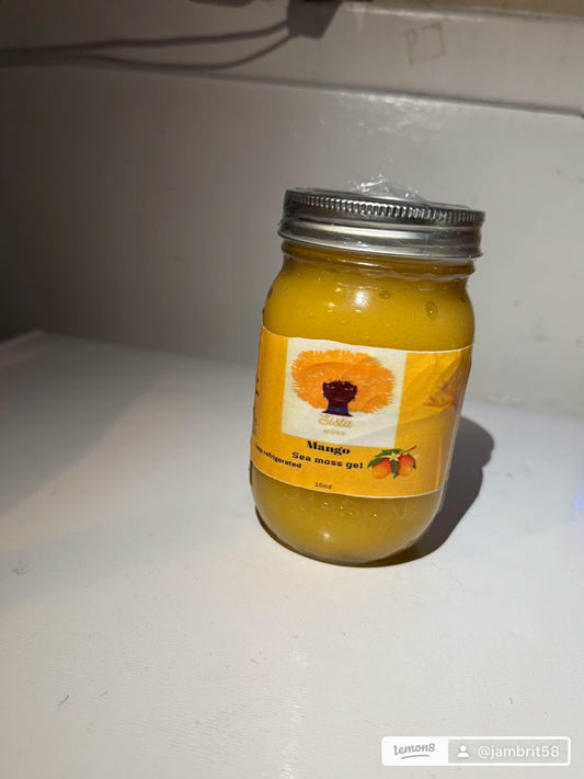 Mango sea moss gels